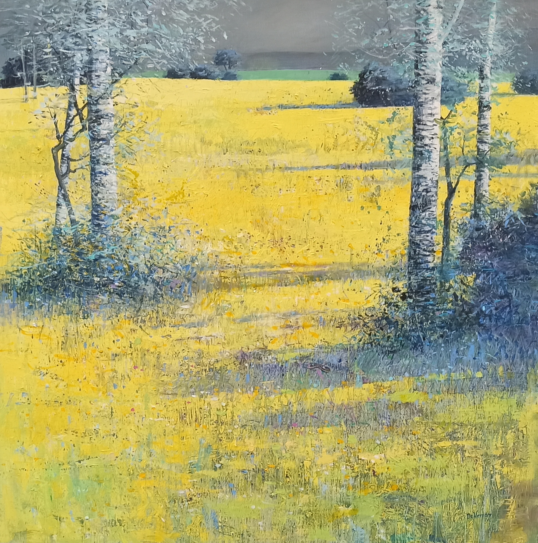 Paysage jaune