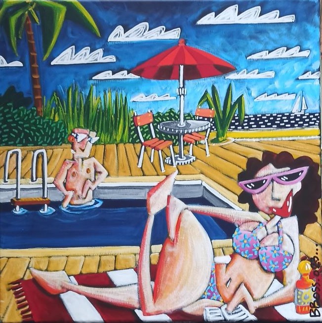 B.BOSS piscine fun-art popart