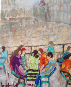 Et la vie qui passe au bord de la rivière, à Strasbourg