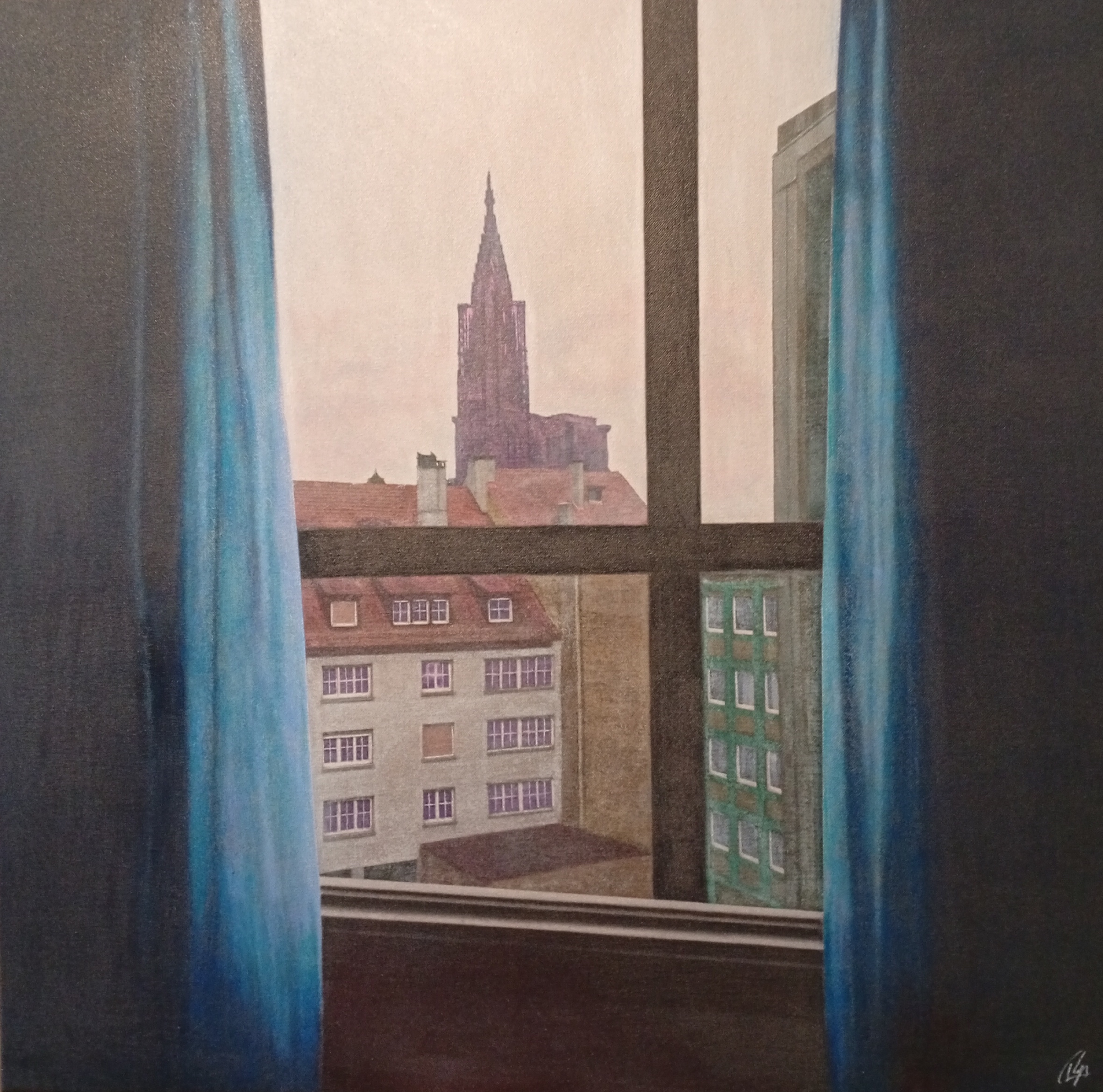 Roger salvado 80x80 cathédrale de strasbourg