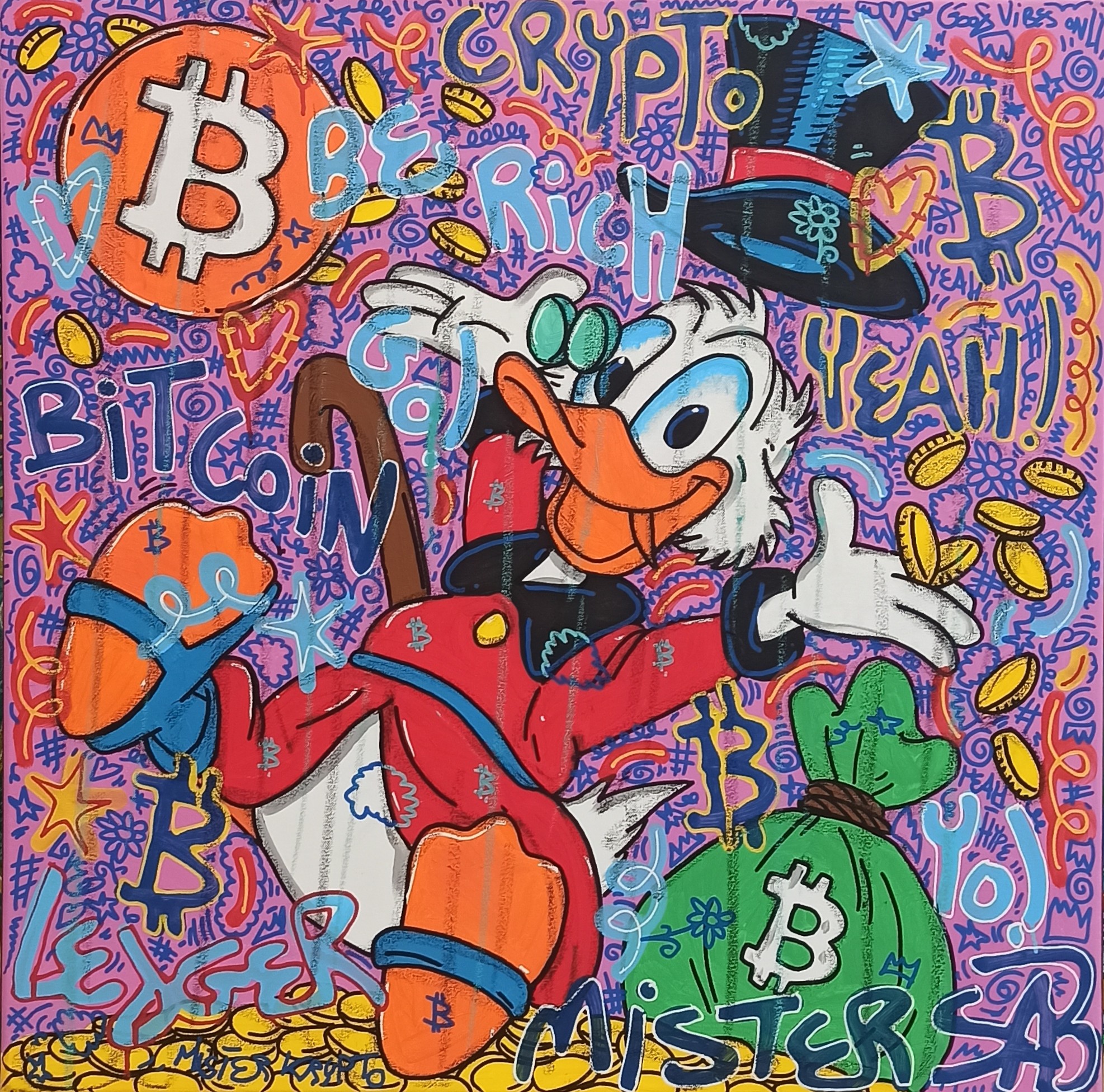 MISTER BITCOIN PICSOU POP ART