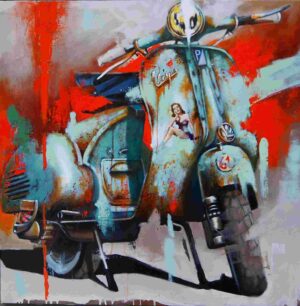 PETITE VESPA VERTE